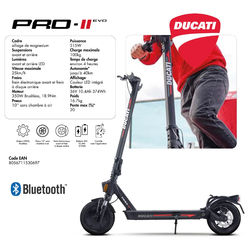 E Scooter Ducati Pro Ii Evo Scooter Monopattino Elettrico Ducati